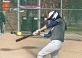 Webster senior catcher Kaytlin Burczak connects on a pitch during a game against Iowa Wesleyan College on Saturday, March 23 at Blackburn Park. Burczak collected 2 hits in the doubleheader against the Tigers. Webster split the two games to move its record to 9-6 overall. CONTRIBUTED BY JOSHUA RITCHEY.