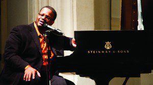 Musician at Steinway & Sons piano