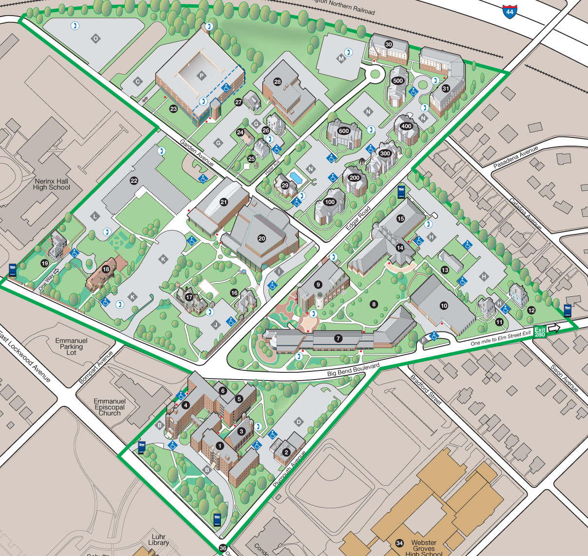 Webster University Interactive Campus Map - Webster Journal