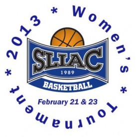 2013 women basketball SLIAC logo
