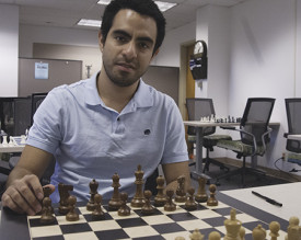 Grandmaster Manuel Hoyos traveled the world as a professional chess player before joining the Susan Polgar Institute for Chess Excellence at Webster University. 
