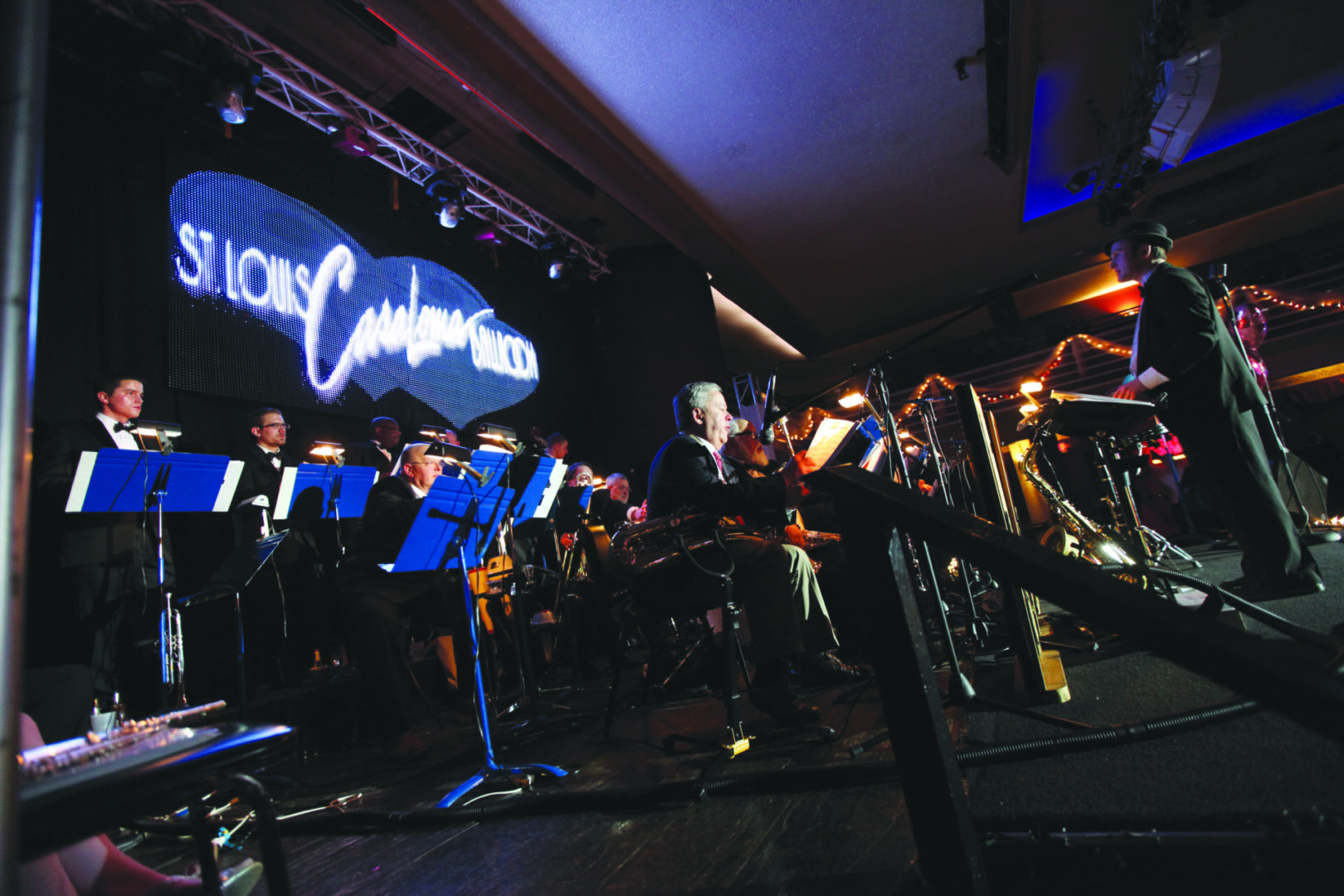Live orchestra concert in progress
