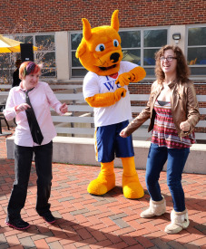 Students participate in the Gorlok Dollar Dance on the Marletto's Patio. / photo by Jordan Palmer