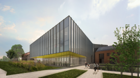 The Interdisciplinary Science Building (ISB) on the home campus is set to begin construction this month.