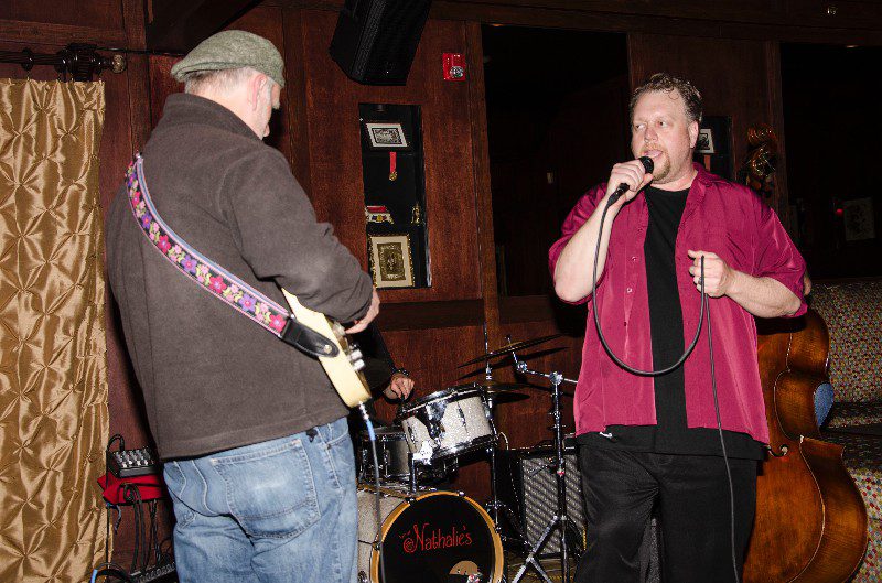 Live music performance in a cozy venue