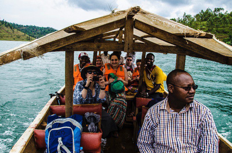 People on a boat ride
