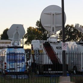 Hundreds of news organizations, local, national and international, will cover the debate from Washington University / Photo by Brian Ruth