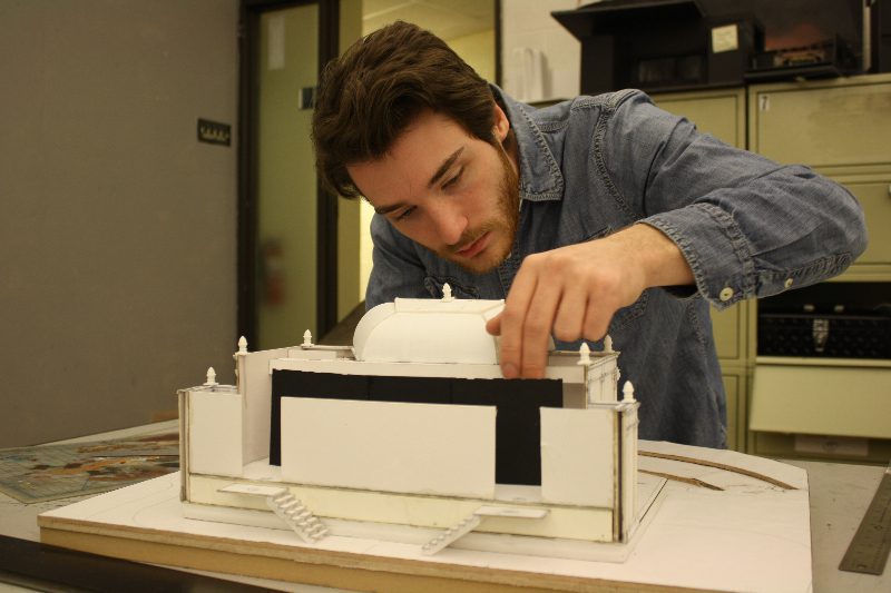 Designing miniature building structure