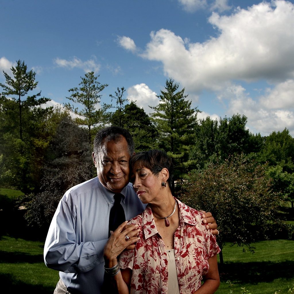 Webster University alumna Patricia McKissack (right) wrote many books alongside her husband, Fredrick L. McKissack (left). Patricia had published over 100 works centered around African-American history and folklore. Patricia died April 7 at the age of 72. JOHN L. WHITE / Contributed Photo