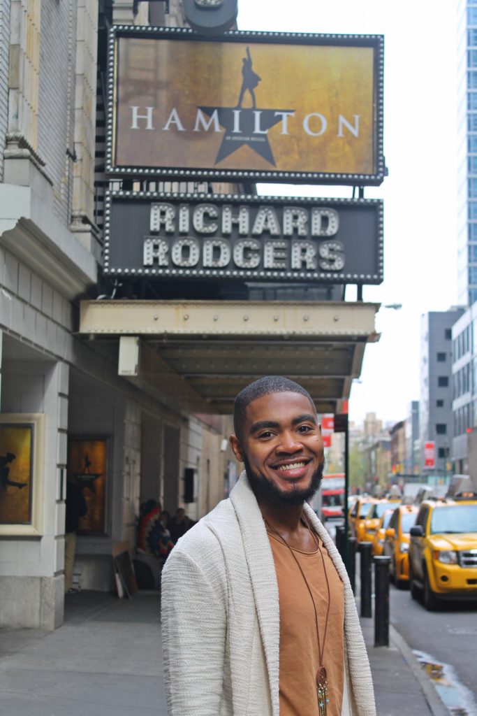 Webster University alumnus Cody Renard Richard serves as the assistant stage manager for Broadway box-office smash, Hamilton. Richard graduated from Webster in 2010. CODY RENARD RICHARD / Contributed Photo