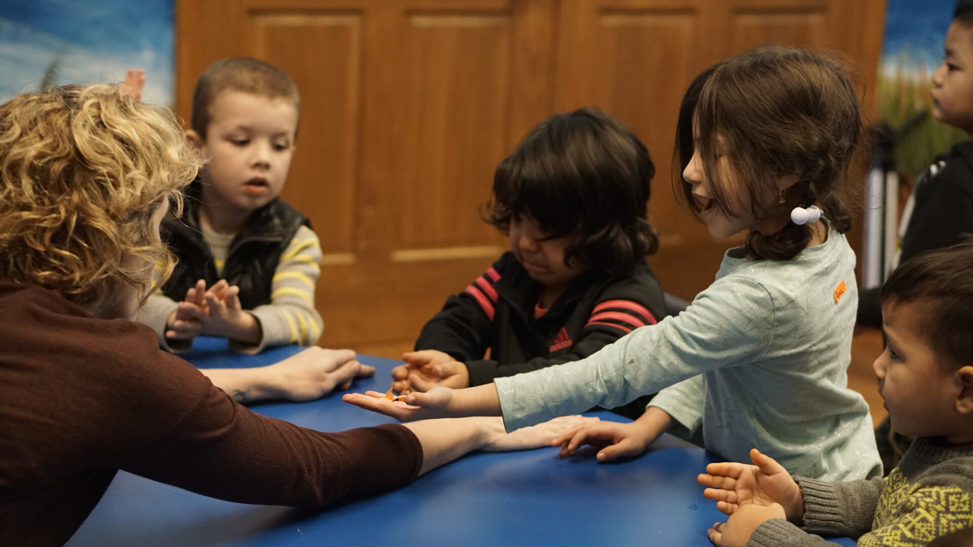 Children engaged in a group activity
