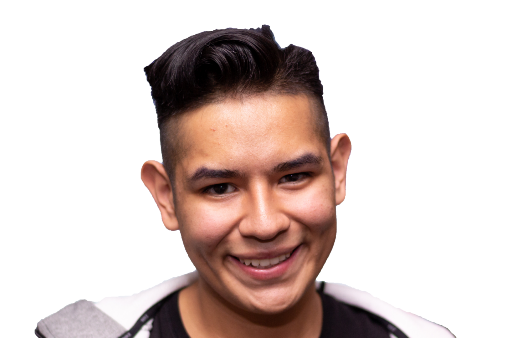 Portrait of a cheerful individual