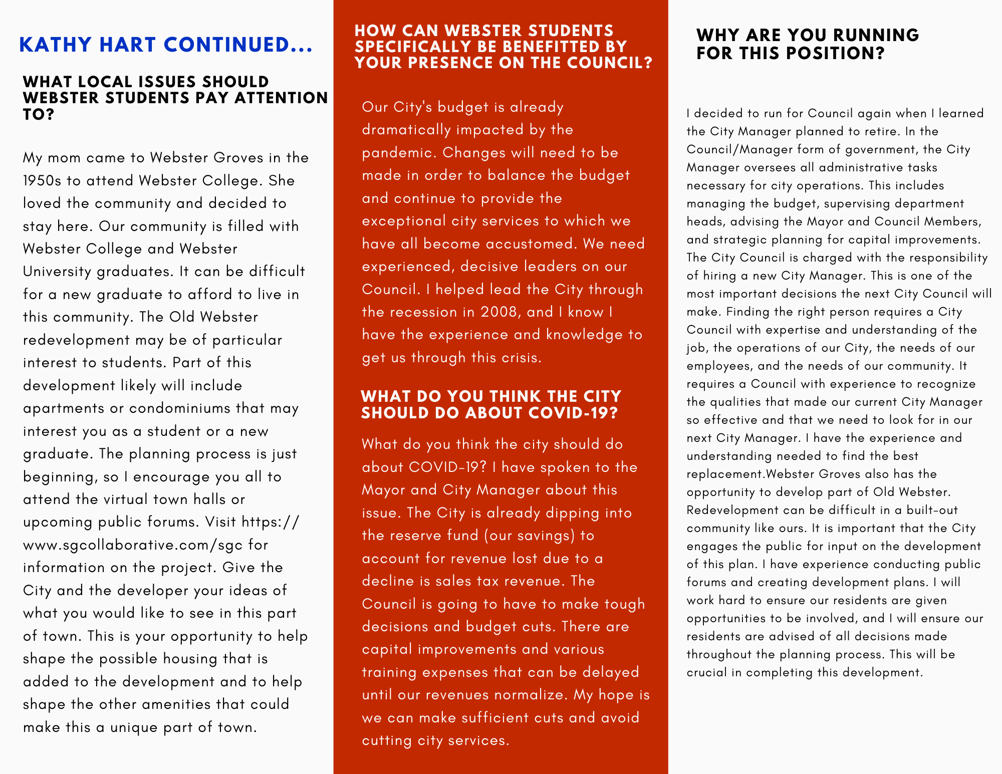 webster vote 2 ster Journal