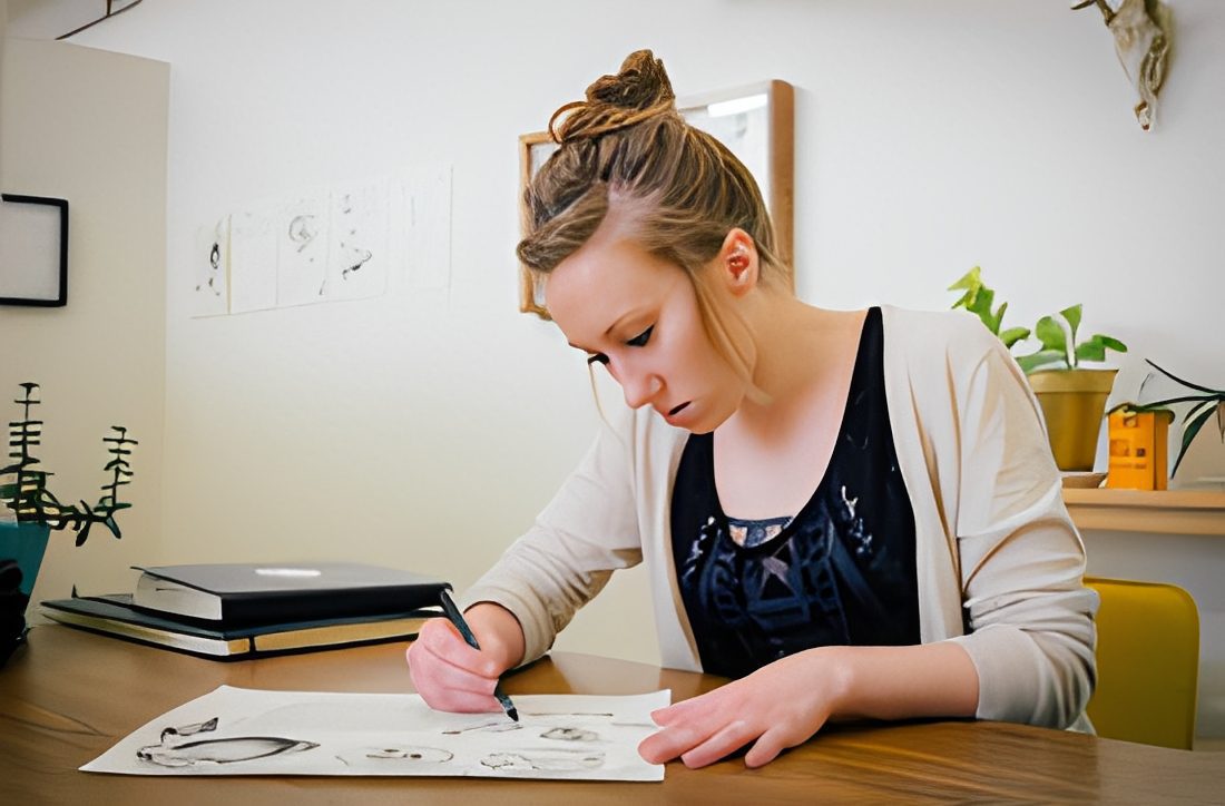 Focused on creating pencil sketches