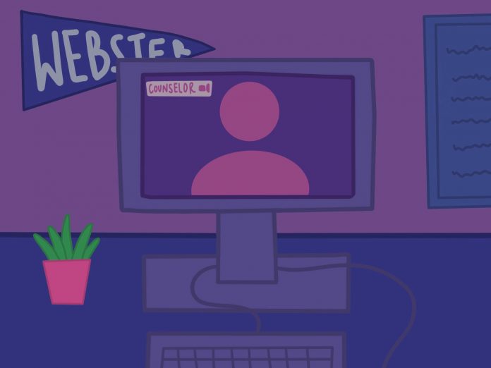 Online meeting with counselor setup