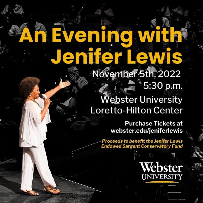 An Evening with Jenifer Lewis event poster
