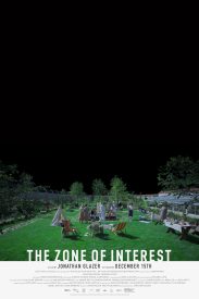 Dark sky over garden gathering area