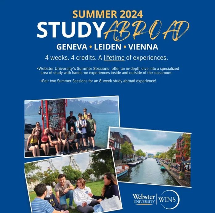 Summer 2024 study abroad program poster
