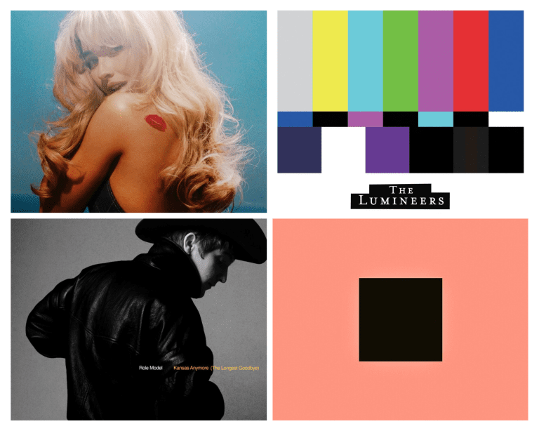 Color bars with The Lumineers logo