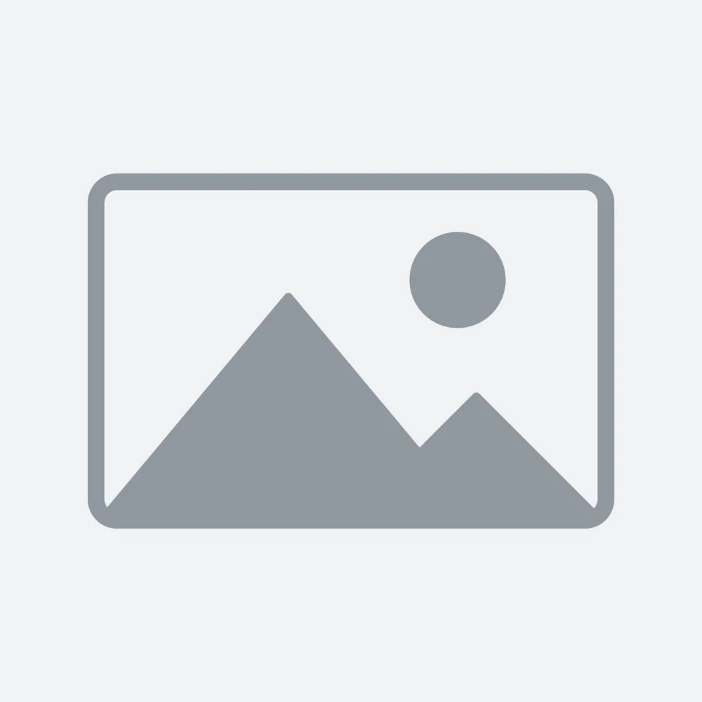 Mountain icon with sun