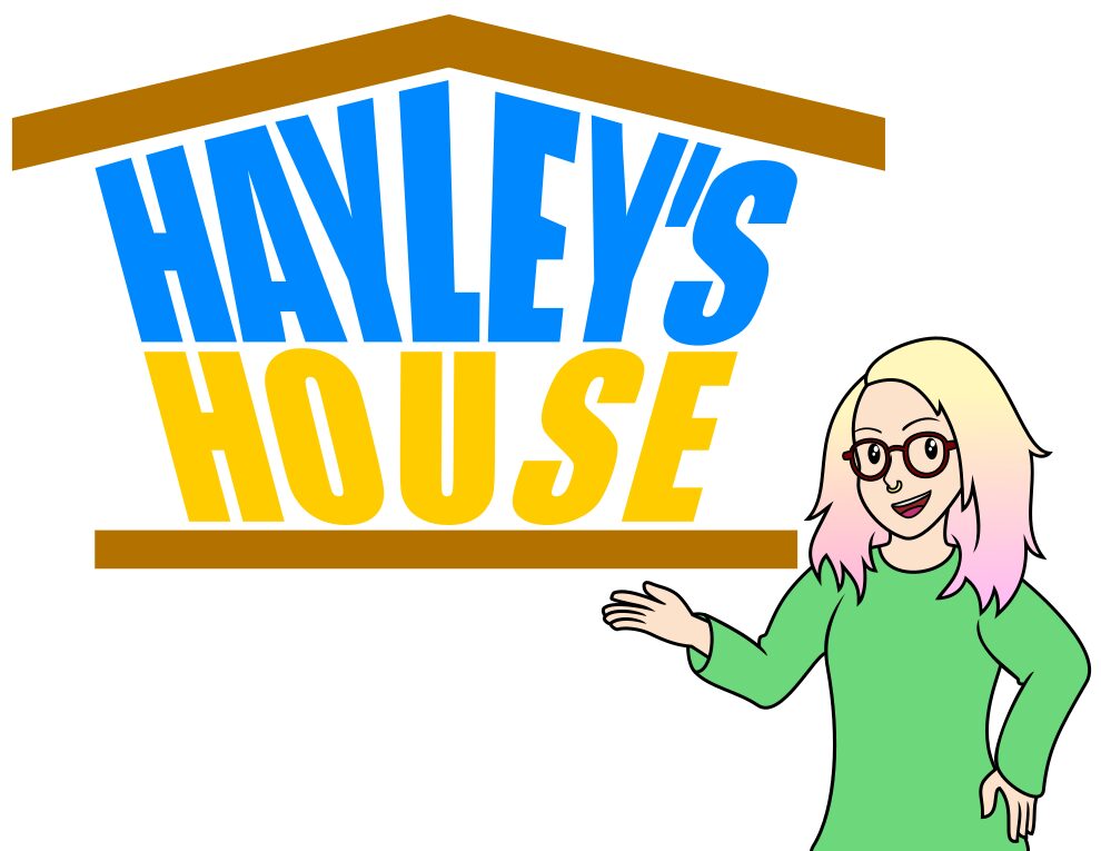 Hayley's House logo with cartoon figure