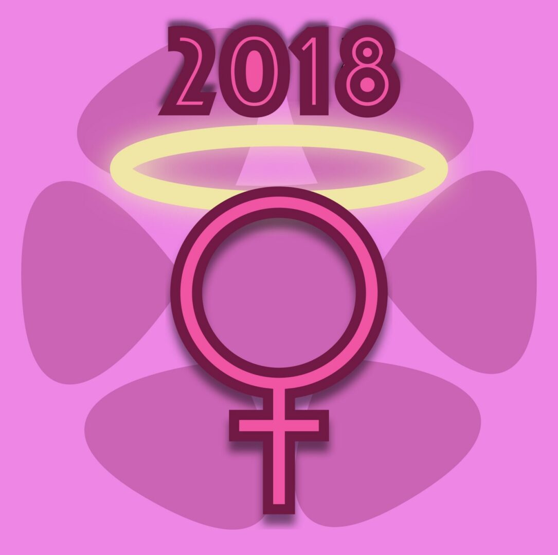 2018 gender symbol with halo
