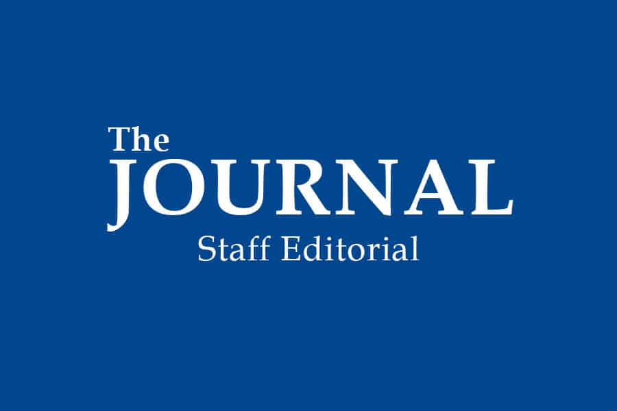 The Journal title in white letters