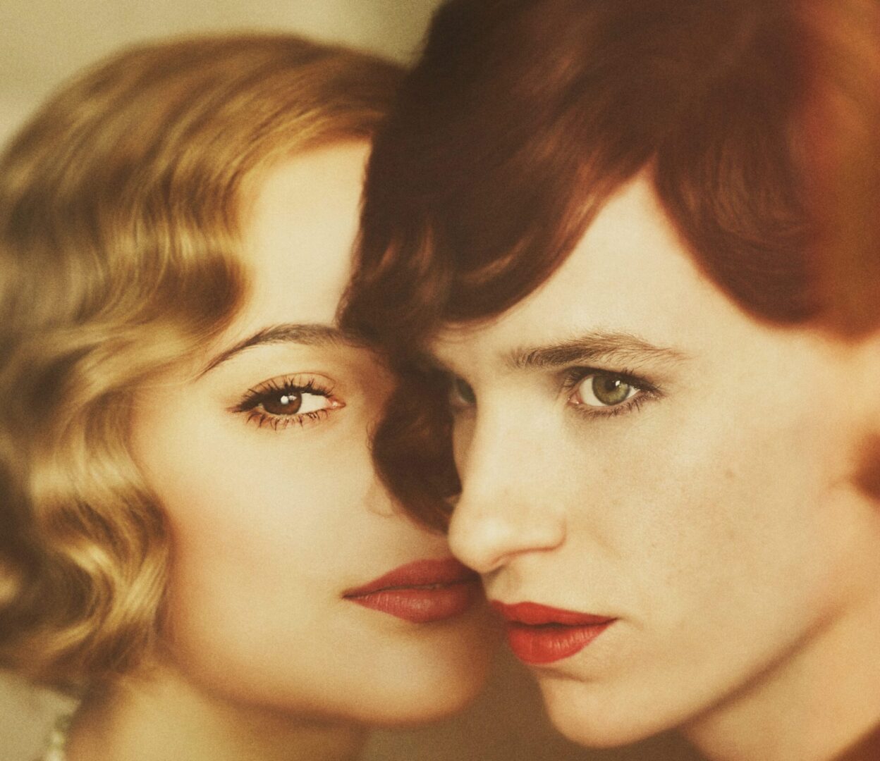 Intimate portrait of two individuals