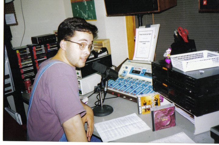 Rodenbush also worked for Webster’s radio station during his time as a journalism major. Photo contributed by Jim Rodenbush