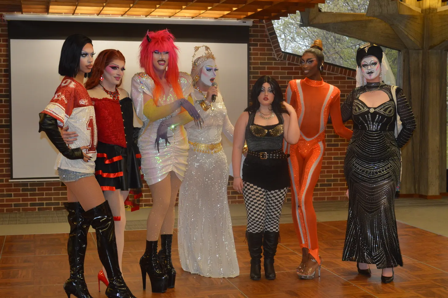 The event showcased performers who have competed on the famous show “RuPaul’s Drag Race,” including Acid Betty and Lana Ja’Rae. Photo by Denise R. Monroy