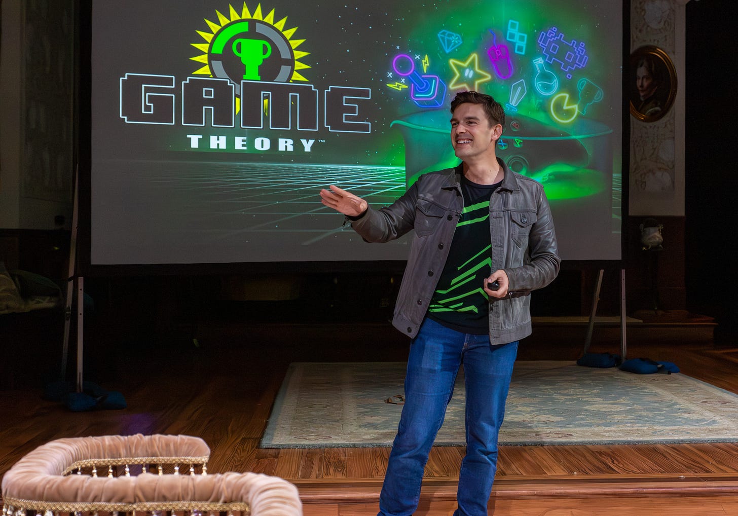 MatPat talks about his most well known brand and the original YouTube channel he created, Game Theory. Photo by Joe Clever