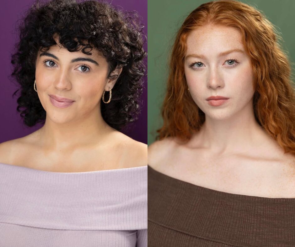 Webster seniors Olivia Balicki and Maggie Newstead-Adams will take their first professional stage this month. Balicki (left) will play both Mrs. Elton and Mrs. Bates, while Newstead-Adams (right) portrays Jane Fairfax. Photos contributed by The Rep