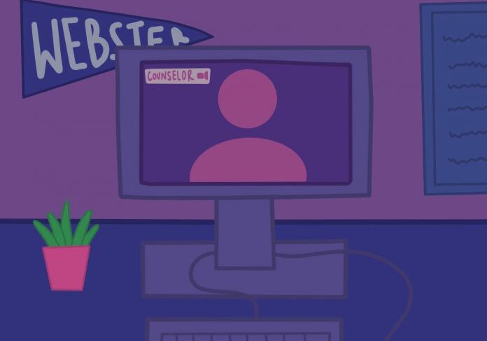 Online meeting with counselor setup