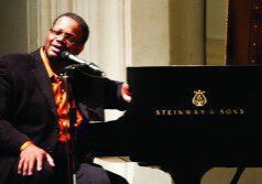 Musician at Steinway & Sons piano