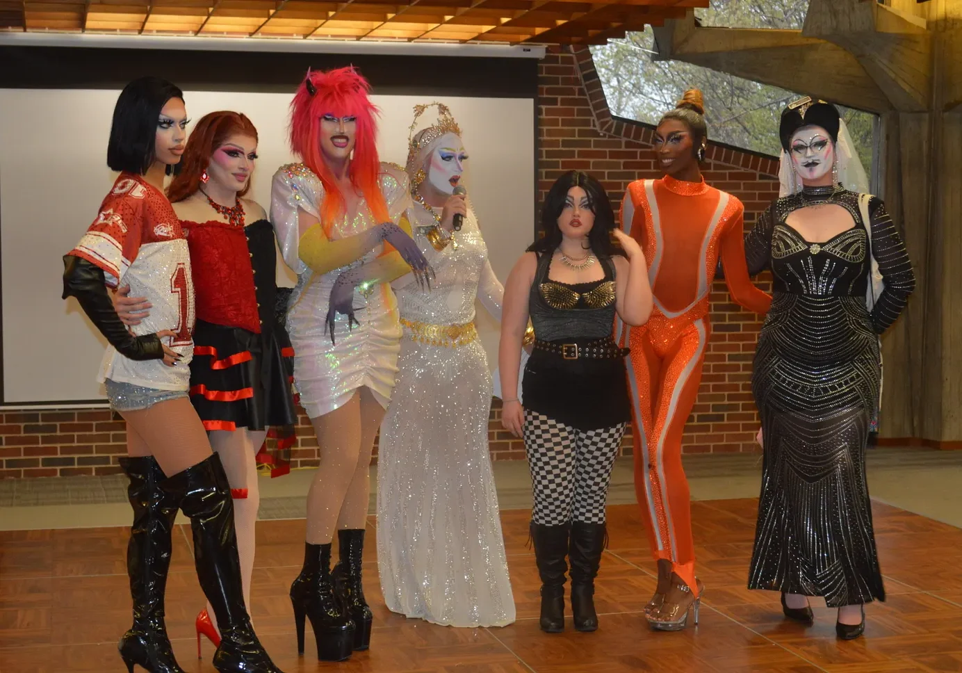 The event showcased performers who have competed on the famous show “RuPaul’s Drag Race,” including Acid Betty and Lana Ja’Rae. Photo by Denise R. Monroy
