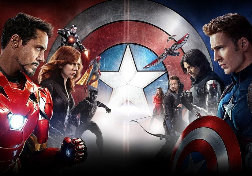 Marvel characters in standoff