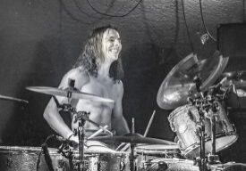 Drummer enjoying a live performance