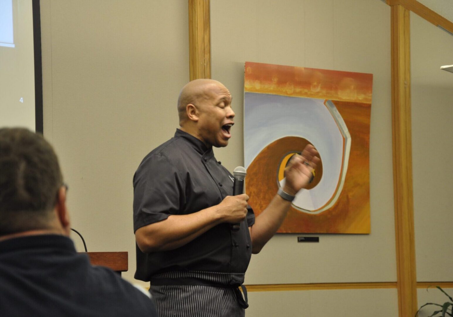 Engaging presentation in progress