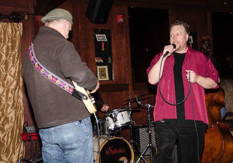 Live music performance in a cozy venue
