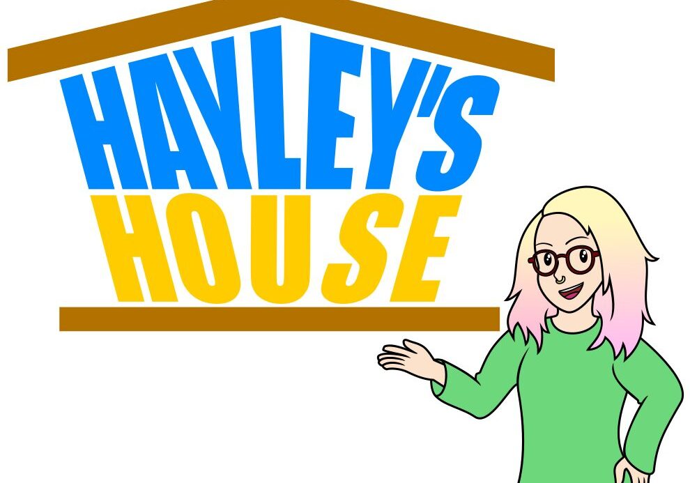 Hayley's House logo with cartoon figure