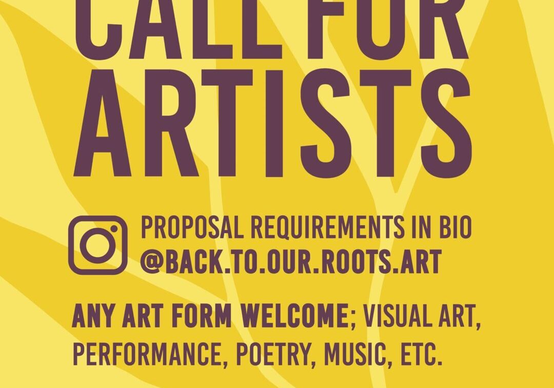 Call for artists submission poster