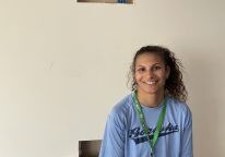 Person smiling in casual attire