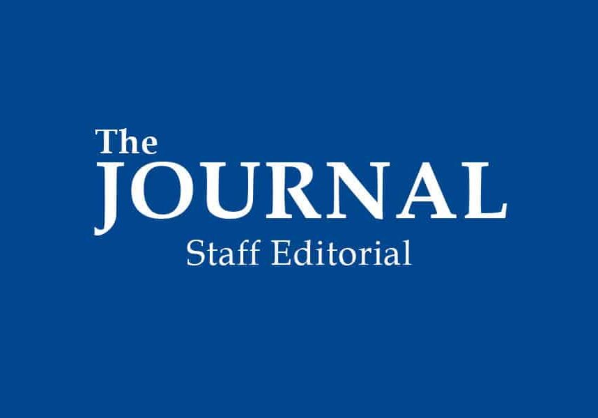 The Journal title in white letters