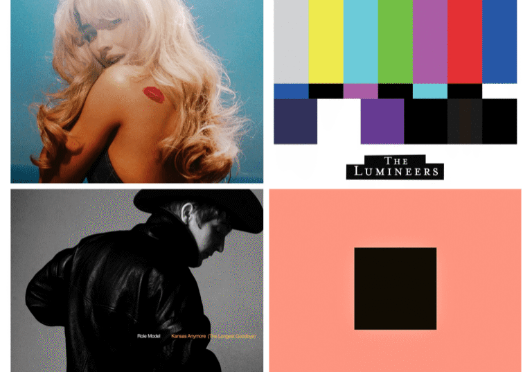 Color bars with The Lumineers logo