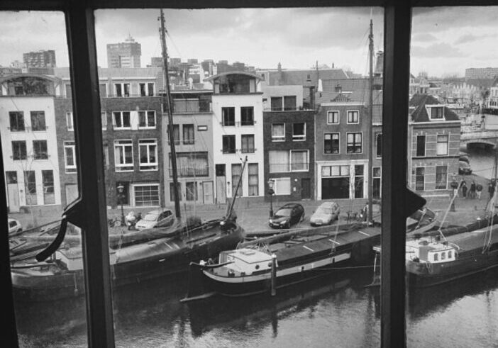 Scenic cityscape with boats and buildings