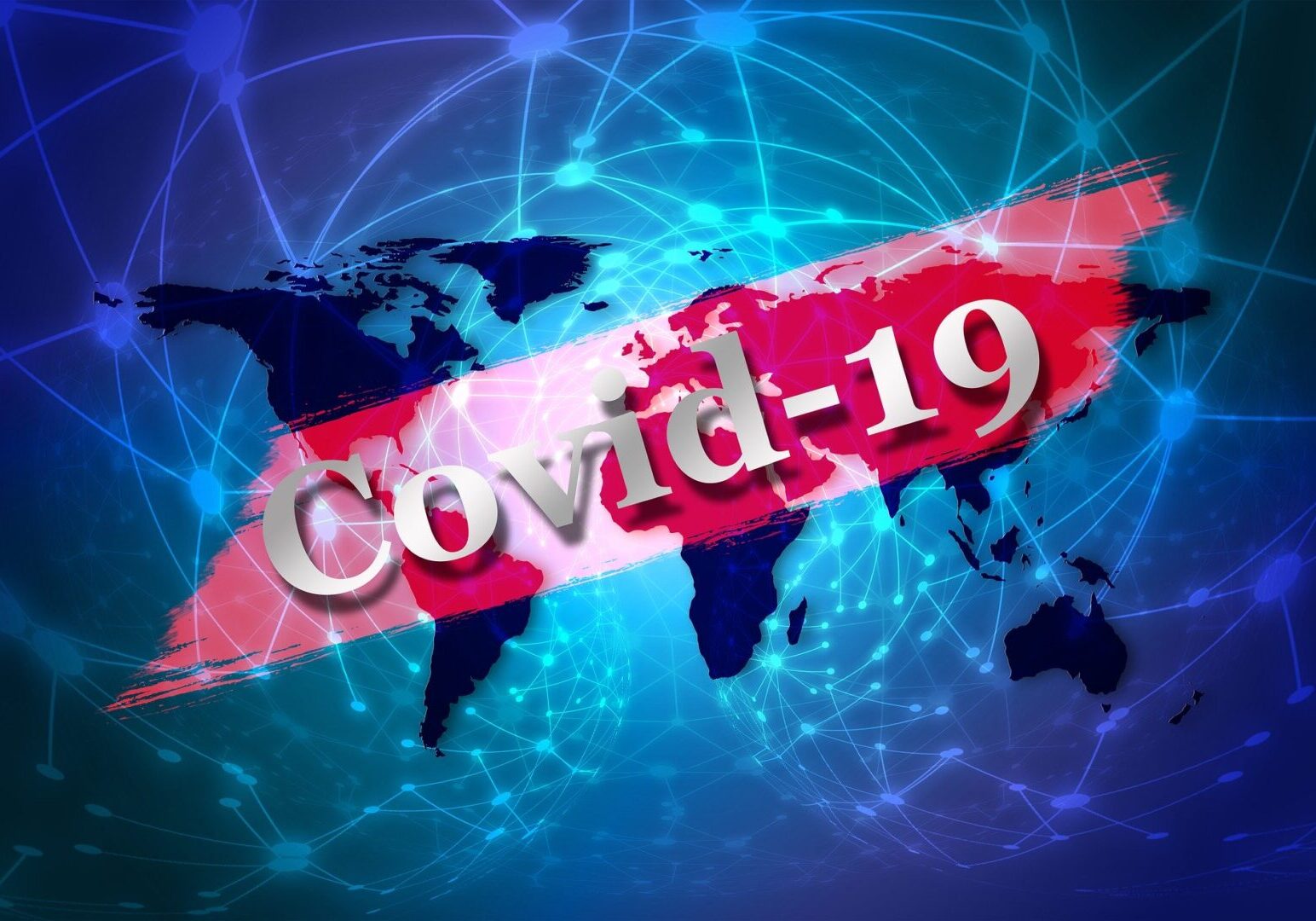 Global Covid-19 pandemic illustration