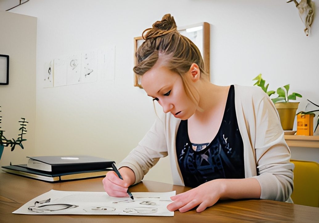 Focused on creating pencil sketches