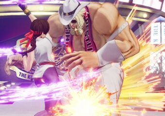 Action-packed fighting game moment