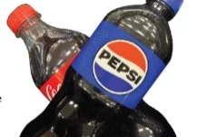 Two competing soda brands together