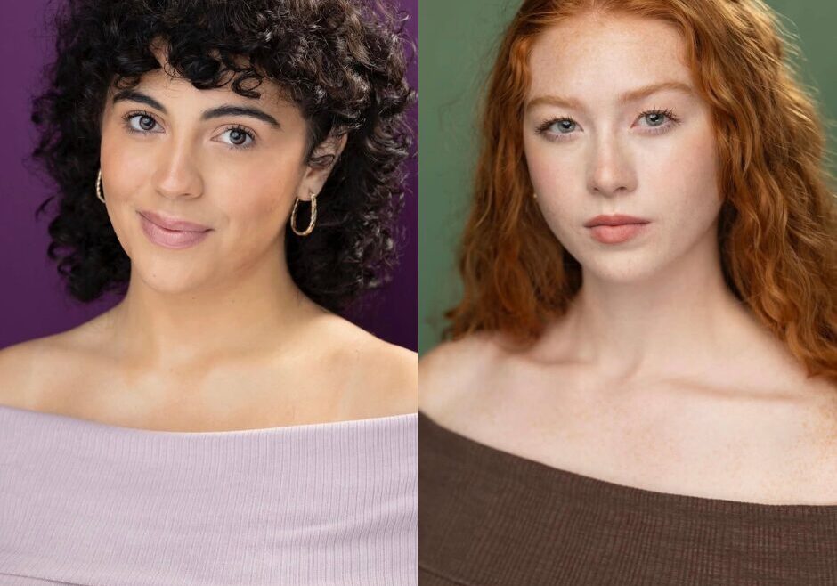 Webster seniors Olivia Balicki and Maggie Newstead-Adams will take their first professional stage this month. Balicki (left) will play both Mrs. Elton and Mrs. Bates, while Newstead-Adams (right) portrays Jane Fairfax. Photos contributed by The Rep